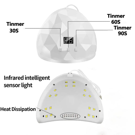 Nail Dryer Uv Led Nail Lamp Light For Nails