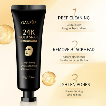 24K Gold Sakura Peeling Face Mask