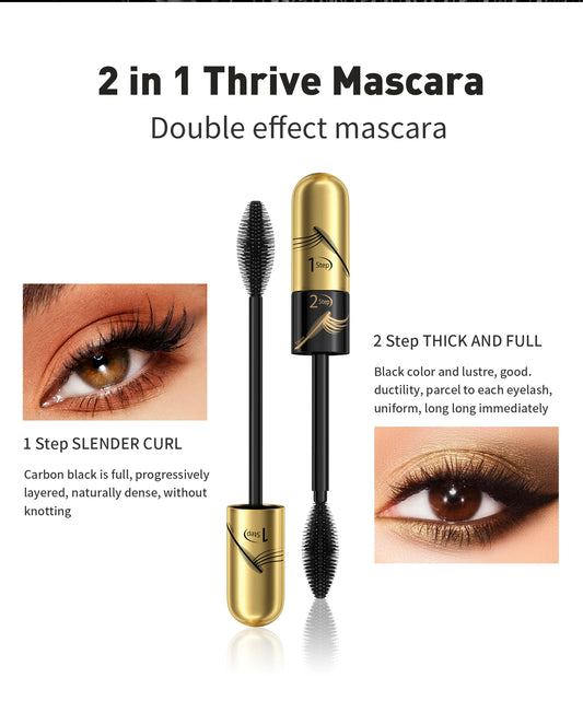 4D Silk Fiber Lash Mascara Waterproof, Lengthening & Volumizing Korean Cosmetics