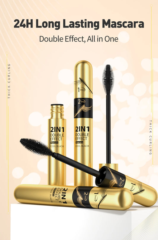 4D Silk Fiber Lash Mascara Waterproof, Lengthening & Volumizing Korean Cosmetics
